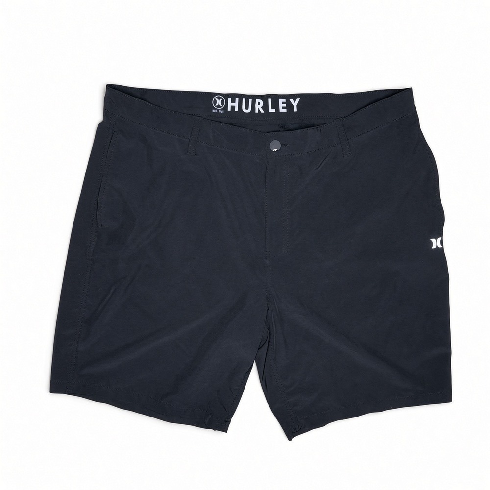 Hurley Mens Hybrid Shorts Black Size 40 Walk Shorts Boardshorts Stretch Dry